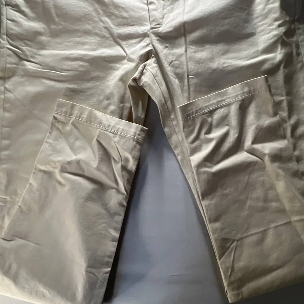 Banana Republic Slim Lived-In Chino Pant Transition Cream 38 X 36